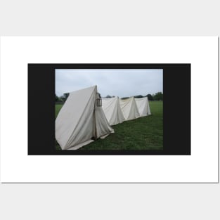 4 White Tents Posters and Art